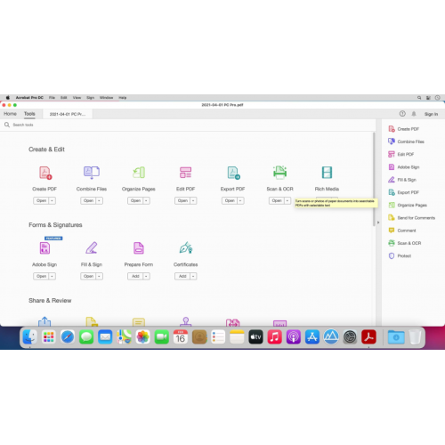 Налаштування Adobe Acrobat Pro на Mac