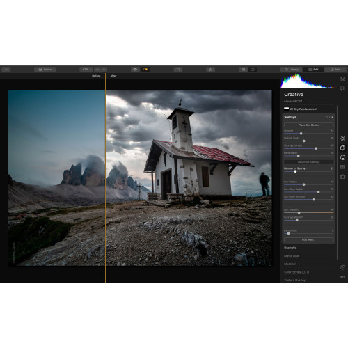 Установка Skylum Luminar 4