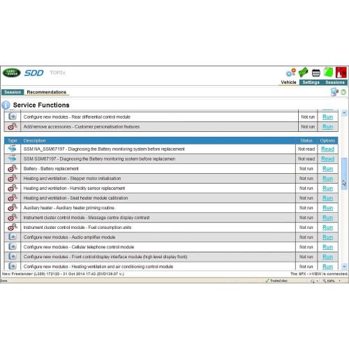 Установка Jaguar Land Rover JLR SDD