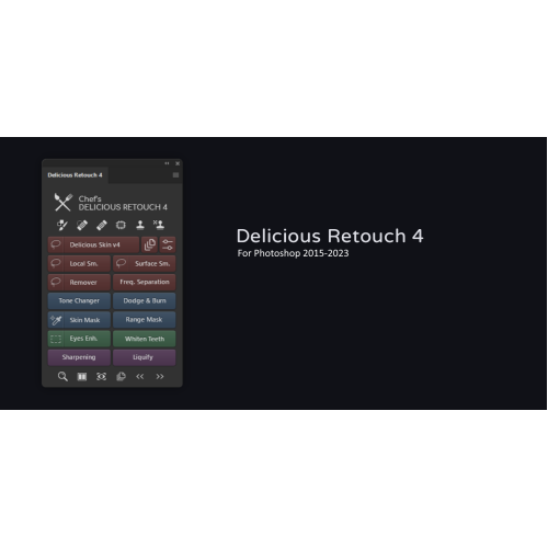Установка Delicious Retouch