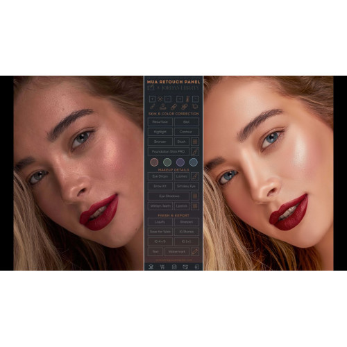 Установка MUA Retouch Panel Установка MUA Retouch Panel