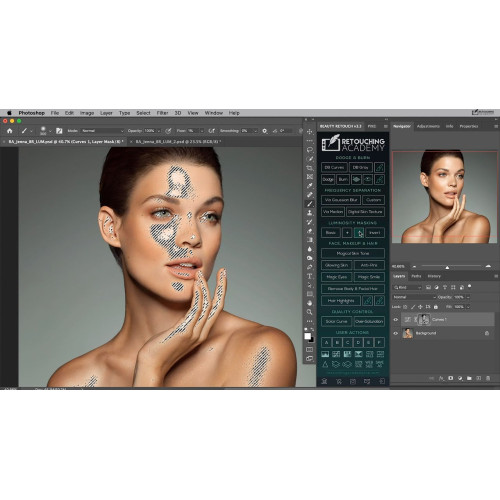 Установка MUA Retouch Panel Установка MUA Retouch Panel